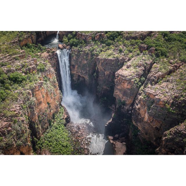 Jim Jim Waterfall, Kakadu - Wrapped Canvas Photograph Union Rustic Size: 20cm H x 30cm W on Productcaster.