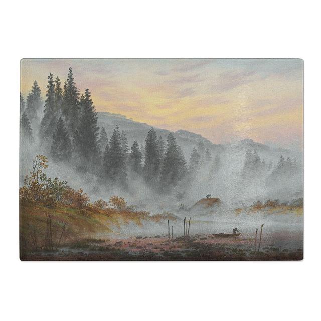 The Morning by Caspar David Friedrich Chopping Board East Urban Home Size: 28.5cm W x 39cm L on Productcaster.