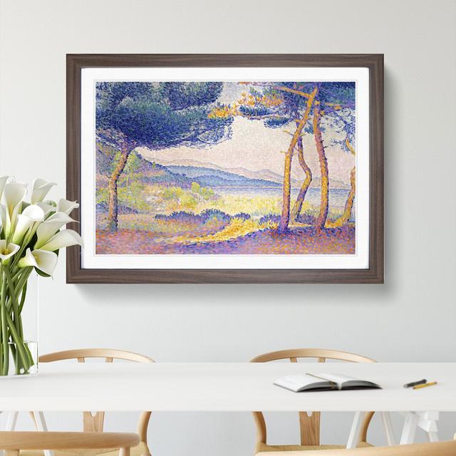 Landscape Vol.2 by Henri-Edmond Cross - Picture Frame Painting East Urban Home Frame Option: Walnut Framed, Size: 48cm H x 65cm W x 2cm D on Productcaster.