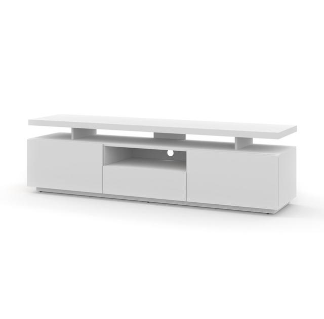 Cairon TV Stand for TVs up to 75" Brayden Studio Colour: White Matt on Productcaster.