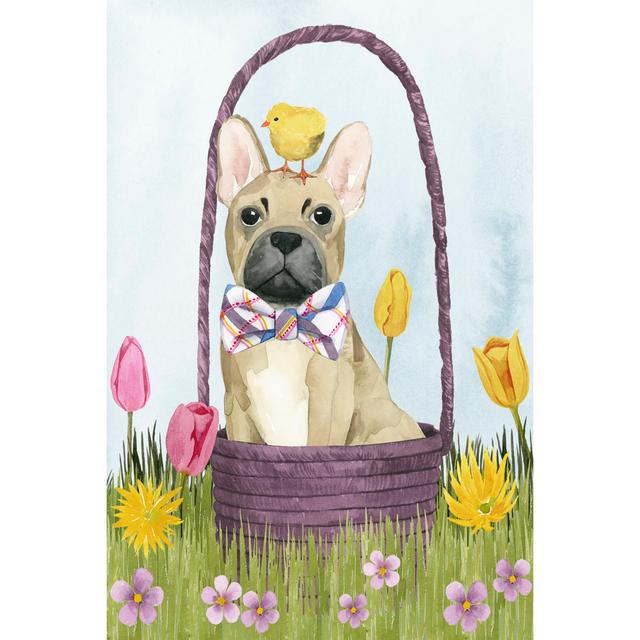 Puppy Easter III by Grace Popp - Wrapped Canvas Art Prints Rosalind Wheeler Size: 46cm H x 30cm W x 3.8cm D on Productcaster.