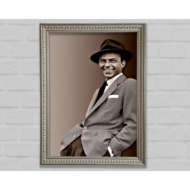 Frank Sinatra Sepia - Single Picture Frame Art Prints Bright Star Size: 42cm H x 29.7cm W on Productcaster.