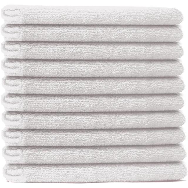 Mylin Microfiber Cleaning Cloth (Set of 10) 17 Stories Colour: White on Productcaster.