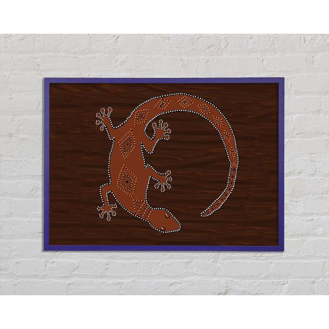 Aboriginal Lizard 2 - Print Latitude Vive Size: 21cm H x 29.7cm W x 2cm D on Productcaster.