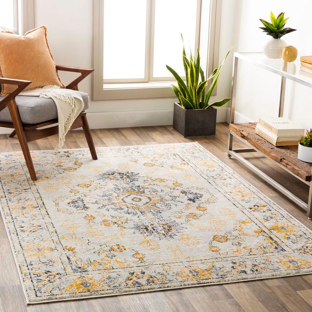 Oriental Machine Woven Area Rug Blue Elephant Rug Size: Rectangle 160 x 215cm on Productcaster.