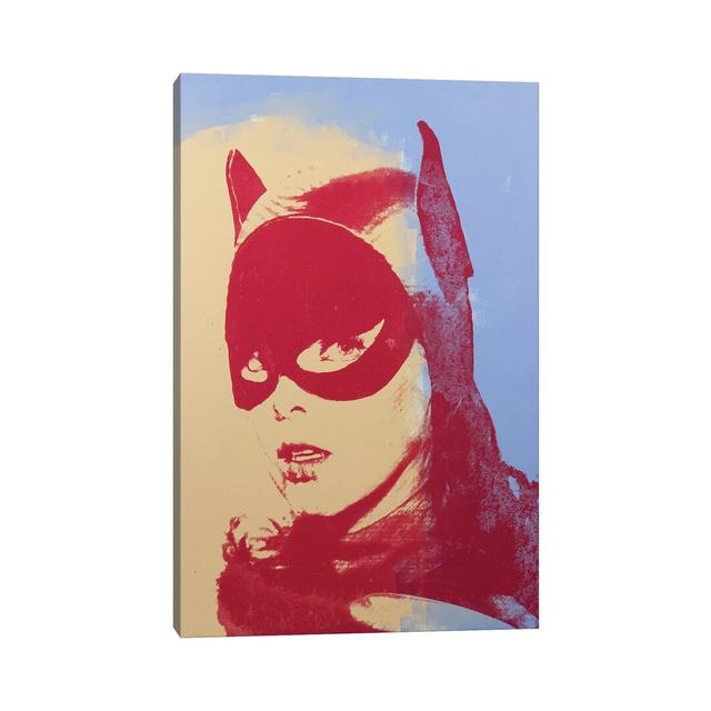 Batgirl, Yvonne Craig Happy Larry Size: 66.04cm H x 45.72cm W x 1.91cm D, Format: Wrapped Canvas on Productcaster.