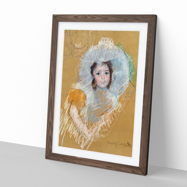 Sketch of a Child by Mary Cassatt - Picture Frame Painting East Urban Home Frame Option: Walnut Framed, Size: 36cm H x 27cm W x 2cm D on Productcaster.