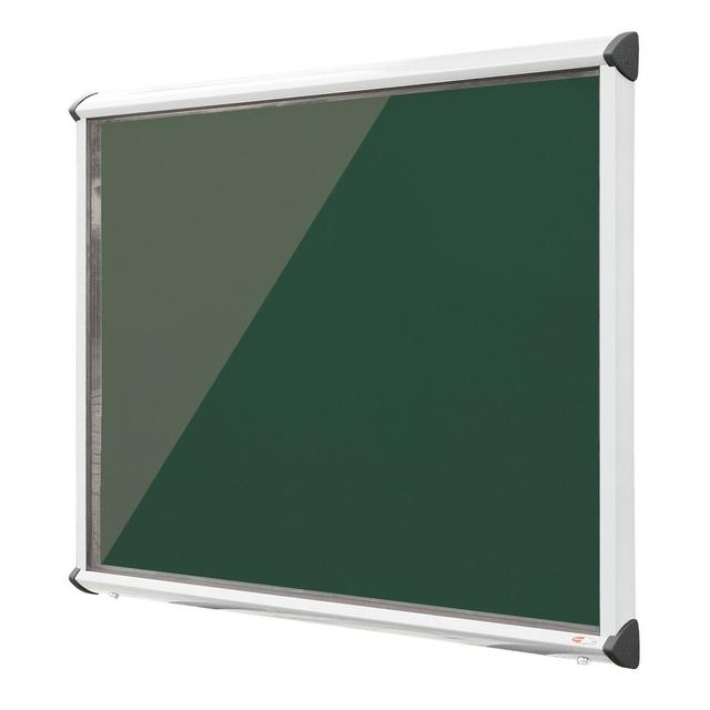 Exterior Wall Mounted Bulletin Board Symple Stuff Size: 75cm H x 53.7cm W, Colour: Bottle Green, Frame Finish: Green on Productcaster.