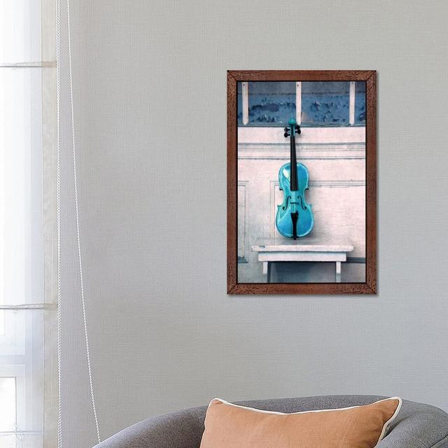 'Violin' by Claudia Drossert - Floater Frame Photograph Print on Canvas Ebern Designs Frame Option: Brown on Productcaster.