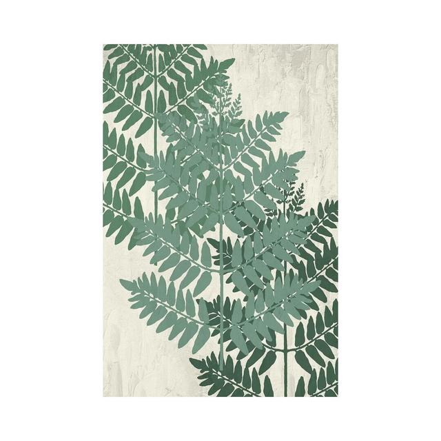 Fern I Greens by Kimberly Allen - Wrapped Canvas Print Brambly Cottage Size: 45.72cm H x 30.48cm W x 1.91cm D on Productcaster.