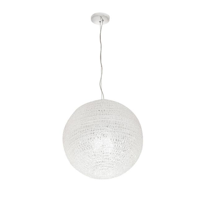 Bright 3 - Light Clear Sphere Pendant Rosdorf Park Size: 50cm on Productcaster.