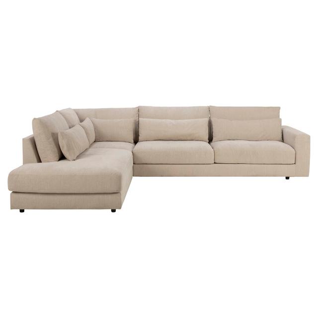 Ecksofa Devyn-Martin Ebern Designs Polsterfarbe: Creme, Ausrichtung: Linke Seite on Productcaster.