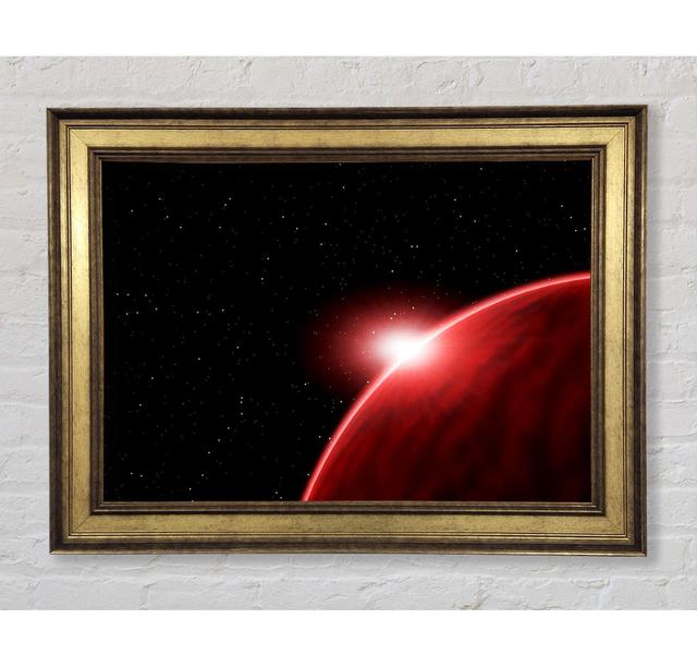 Alien Sunrise - Picture Frame Art Prints Bright Star Size: 59.7cm H x 84.1cm W on Productcaster.