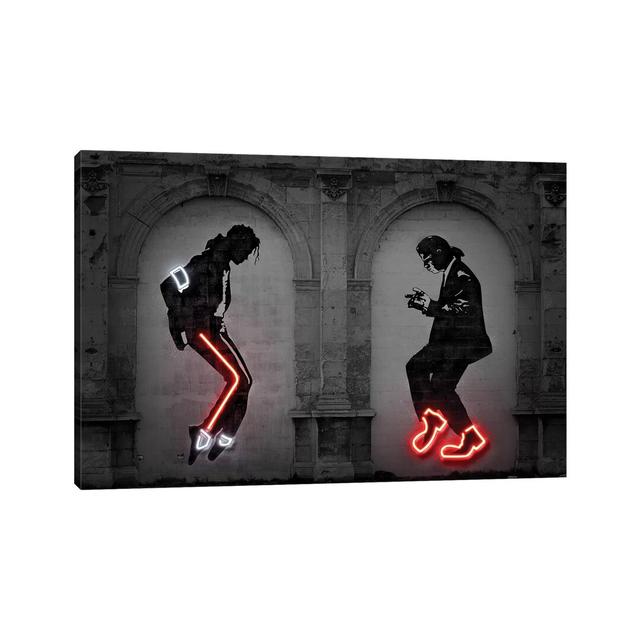 Dance Fiction - Print on Canvas Happy Larry Size: 30.48cm H x 45.72cm W x 1.91cm D, Format: Wrapped Canvas on Productcaster.