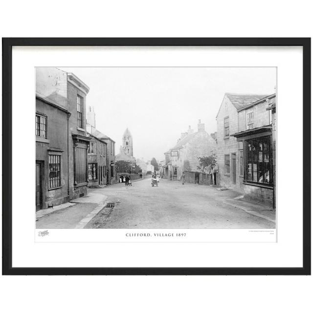 Clifford, Village 1897 - Single Picture Frame Print The Francis Frith Collection Size: 40cm H x 50cm W x 2.3cm D on Productcaster.