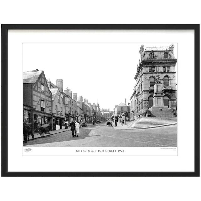 Chepstow, High Street 1925 - Single Picture Frame Print The Francis Frith Collection Size: 28cm H x 36cm W x 2.3cm D on Productcaster.