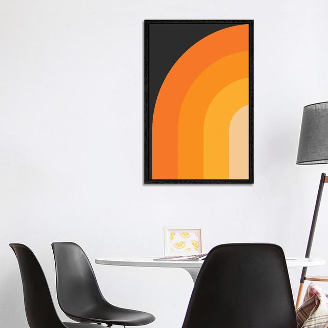 Print on Canvas Isabelline Colour: Red/Grenadier/Orange, Format: Black Framed, Size: 101.6cm H x 66.04cm W x 3.81cm D on Productcaster.