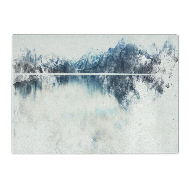 Tempered Glass Lake Mcdonald Montana Chopping Board East Urban Home Size: 20 cm x 28.5 cm on Productcaster.