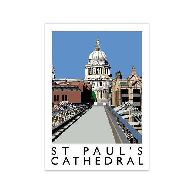 St Paul's Cathedral by Richard O'Neill - Graphic Art Print on Paper 17 Stories Size: 29.7 cm H x 21 cm W on Productcaster.