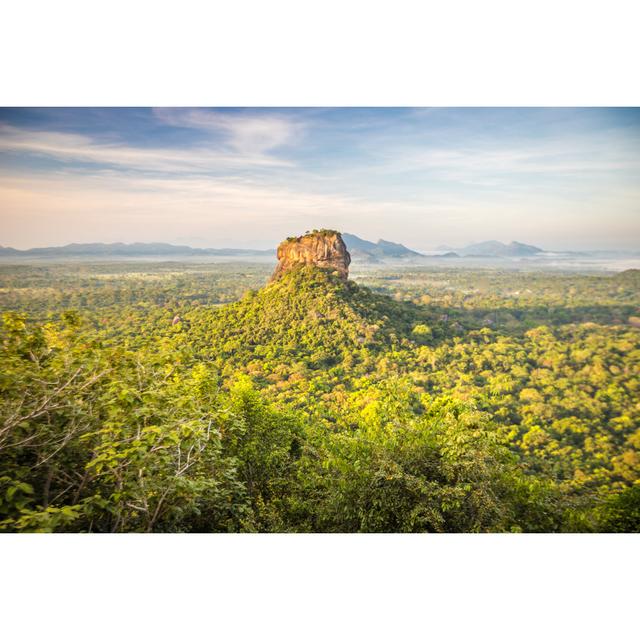 Sigiriya Rock, Sri Lanka - Wrapped Canvas Print Union Rustic Size: 81cm H x 122cm W x 3.8cm D on Productcaster.