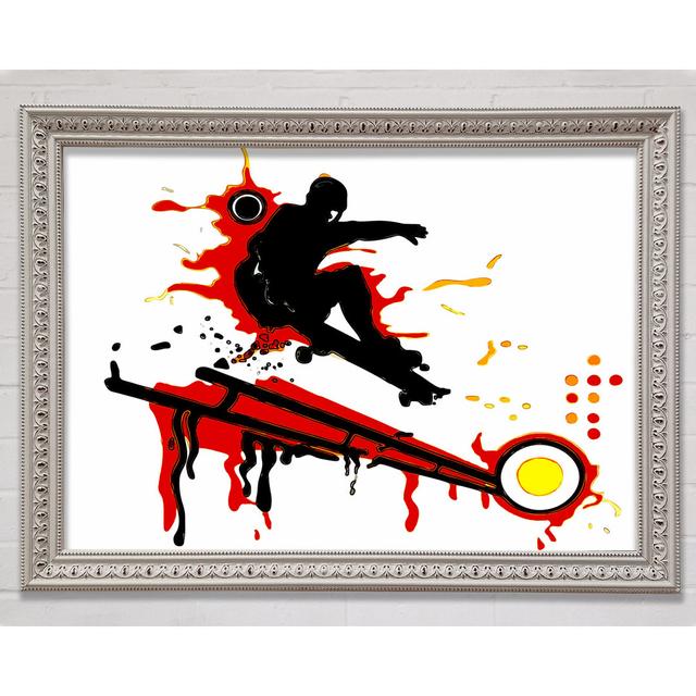 Skateboarders Railing - Print Bright Star Size: 42cm H x 59.7cm W on Productcaster.