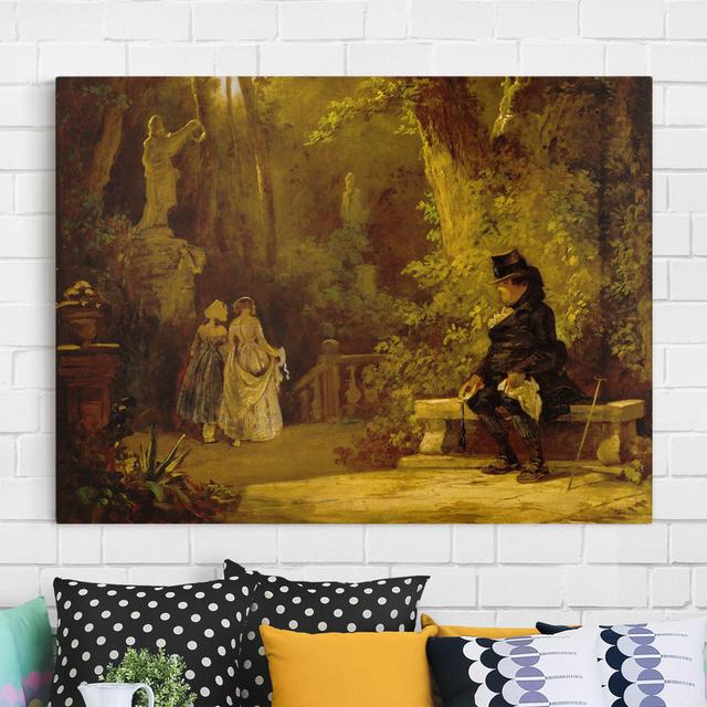 The Widower by Carl Spitzweg - Wrapped Canvas Painting Print Rosalind Wheeler Size: 90cm H x 120cm W on Productcaster.