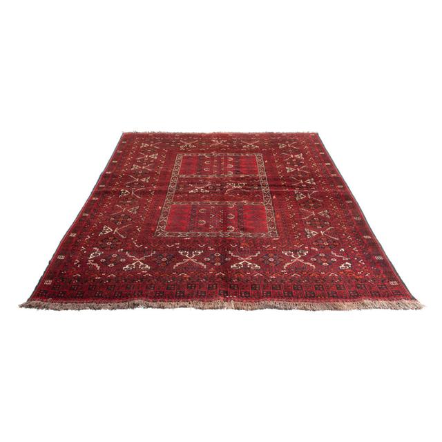 Achilles Geometric Hand Crafted Hand Hooked Rectangular 160 X 234cm Red Area Rug Latitude Vive on Productcaster.