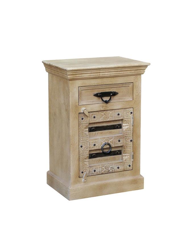 Corinne Solid Wood Rectangle Accent Cabinet Foundstone on Productcaster.