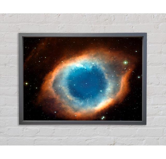 Helix Nebula Eye Of God - Single Picture Frame Art Prints on Canvas Ebern Designs Size: 59.7cm H x 84.1cm W x 3.3cm D on Productcaster.