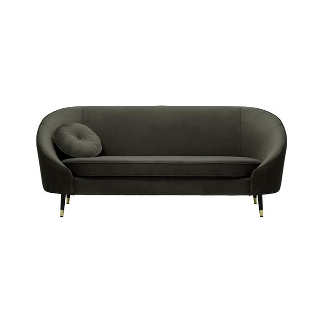 Sofa Glencoe Canora Grey Farbe der Polsterung: Graphit on Productcaster.