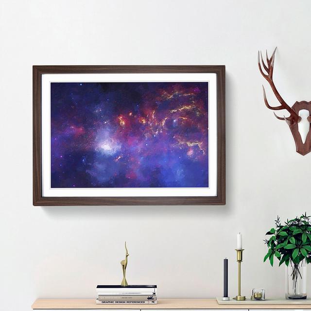 Out of Space Vol.31 in Abstract - Picture Frame Graphic Art Print East Urban Home Frame Option: Walnut Framed, Size: 36cm H x 48cm W x 2cm D on Productcaster.