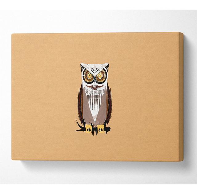 Owl - Wrapped Canvas Art Prints Union Rustic Size: 50.8cm H x 81.3cm W x 10cm D on Productcaster.