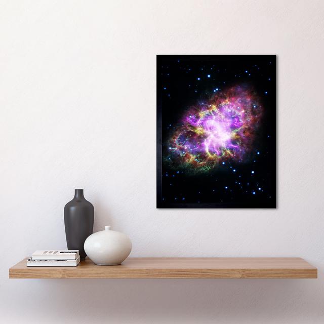 Hubble Space Telescope Multiwavelength Crab Nebula - Single Picture Frame Print 17 Stories on Productcaster.