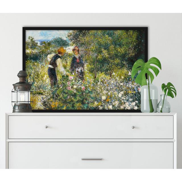 Gerahmtes Poster Picking Flowers ClassicLiving Größe: 80 cm H x 60 cm B x 2.5 cm T on Productcaster.