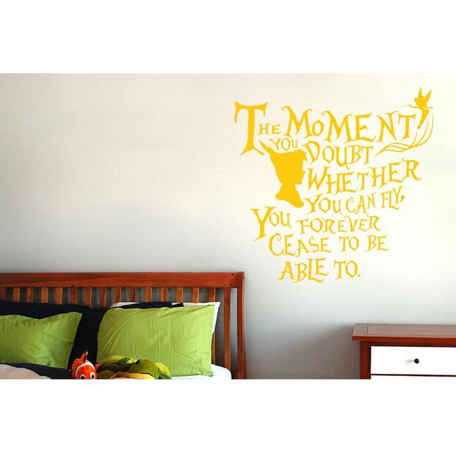 Wall Decal East Urban Home Colour: Dark Yellow on Productcaster.