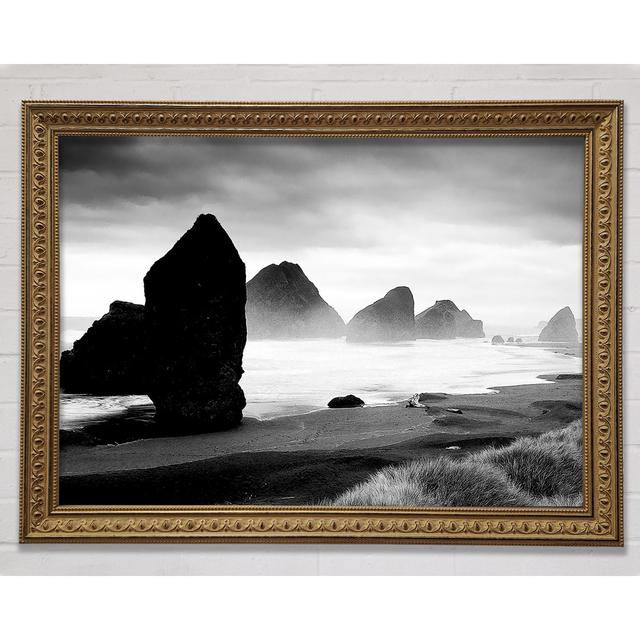 Oceans Architect B N W - Single Picture Frame Art Prints Bright Star Size: 100cm H x 141.4cm W on Productcaster.