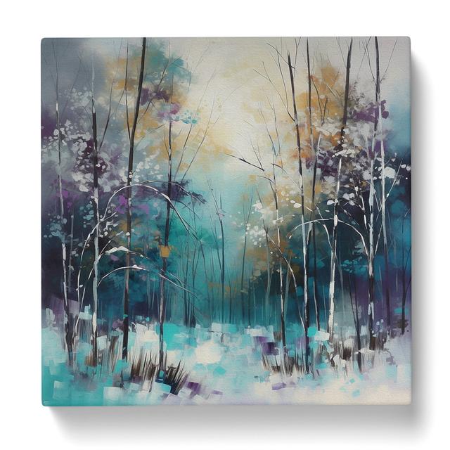 Winter Forest Colour Field No.2 - No Frame Art Prints Alpen Home on Productcaster.