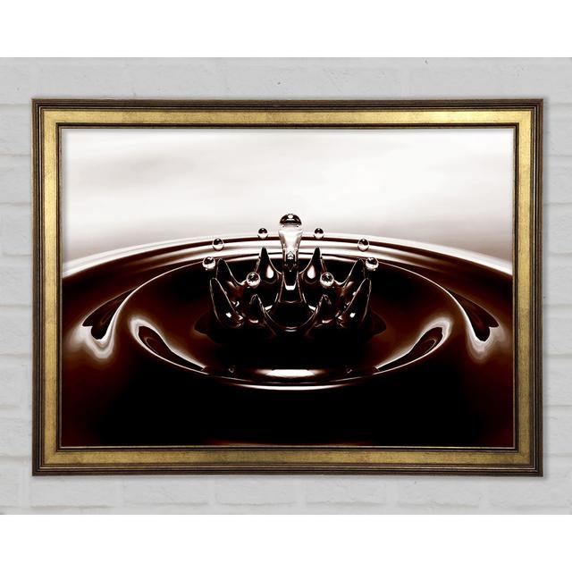 Diamond Splash Chocolate - Print Williston Forge Size: 59.1cm H x 84.1cm W x 1.5cm D on Productcaster.