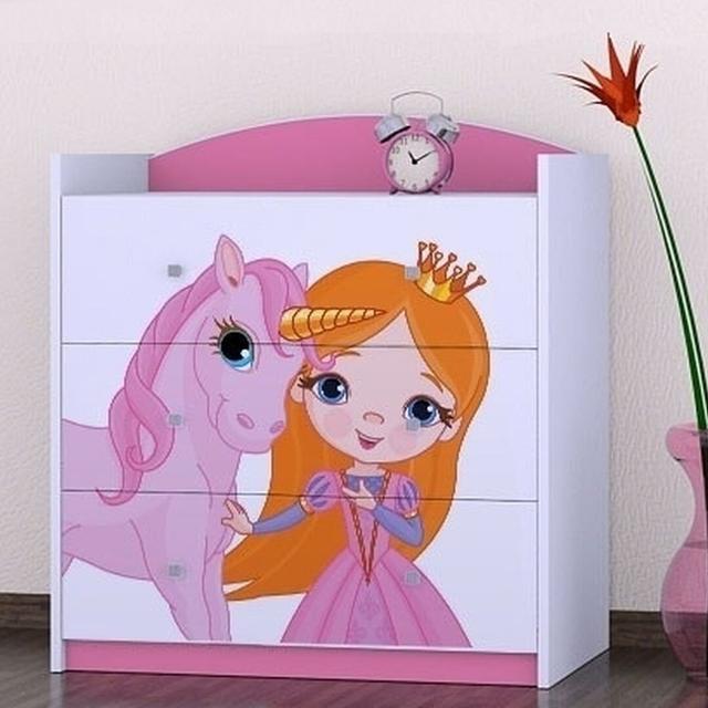 Kongsberg Kids 3 - Drawer Chest Zoomie Kids Colour: Pink on Productcaster.