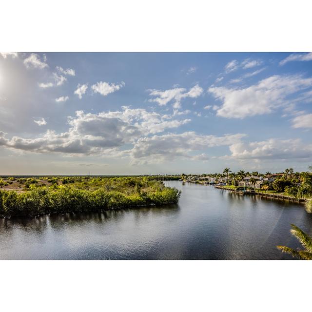 Cape Coral Canal, Florida by PC Photography - Wrapped Canvas Photograph Latitude Run Size: 51cm H x 76cm W x 3.8cm D on Productcaster.