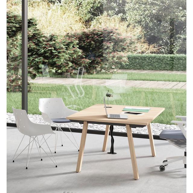 Marquita Writing Desk Ebern Designs Size: 75cm H x 180cm W x 100cm D on Productcaster.