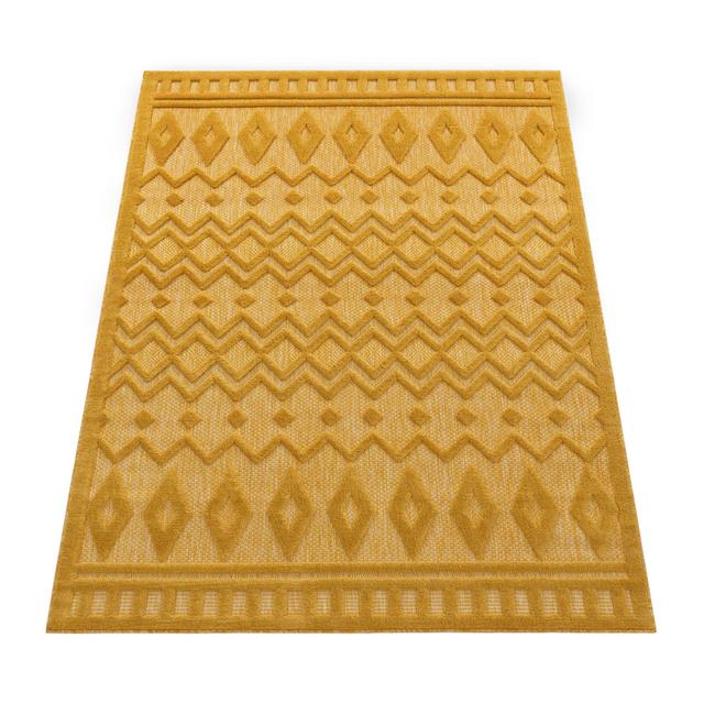 Huddersfield Yellow Indoor/Outdoor Rug Natur Pur Rug Size: Runner 80 x 150cm on Productcaster.