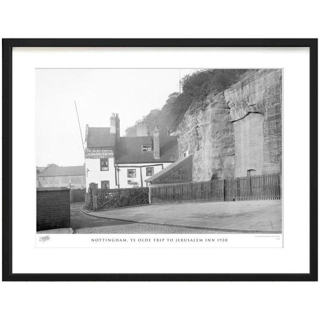 Nottingham, Ye Olde Trip To Jerusalem Inn 1920 - Single Picture Frame Print The Francis Frith Collection Size: 28cm H x 36cm W x 2.3cm D on Productcaster.