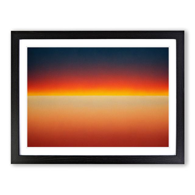 XH1022-8626X Sunset View - Single Picture Frame Print Metro Lane Frame Colour: Black, Size: 46cm H x 64cm W on Productcaster.