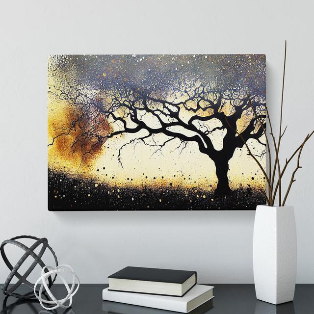 Delicious Oak Tree - Wrapped Canvas Graphic Art Marlow Home Co. Size: 50cm H x 76cm W x 3cm D on Productcaster.