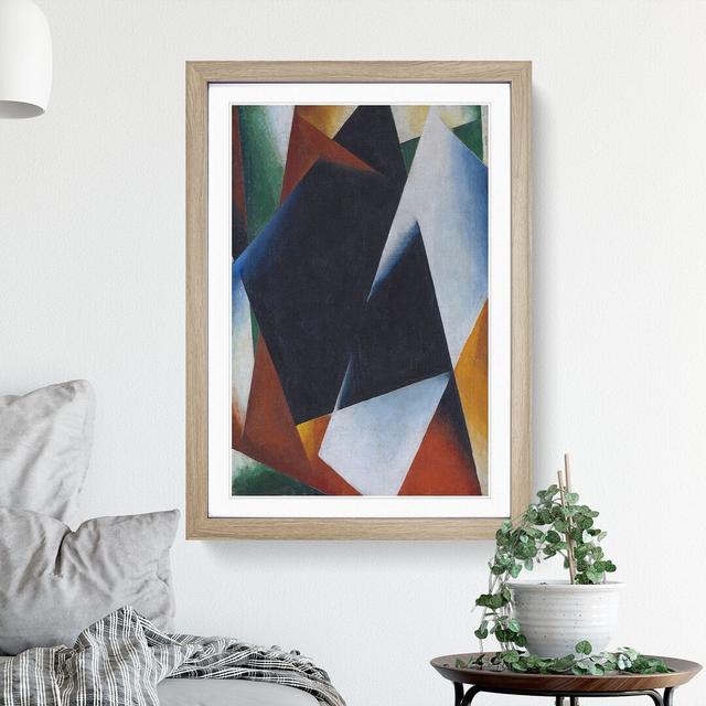 Composition Vol.11 by Lyubov Popova - Picture Frame Graphic Art East Urban Home Size: 48cm H x 36cm W x 2cm D, Frame Option: Oak Framed on Productcaster.