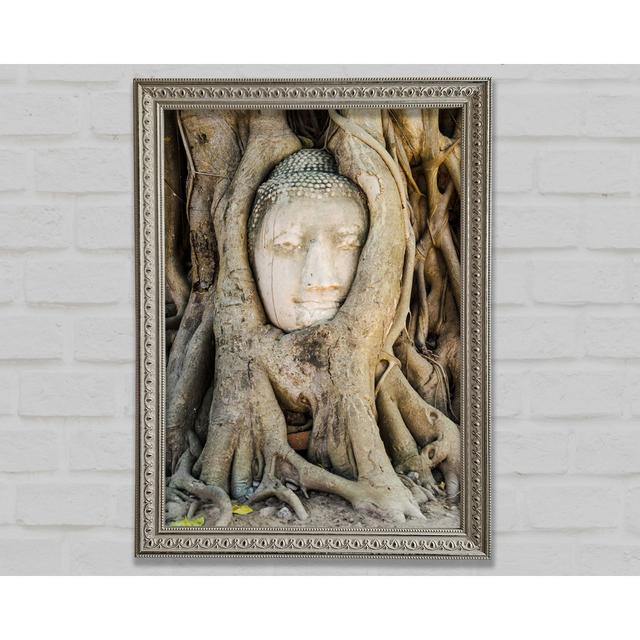 Buddha 30 Framed Print Bloomsbury Market Size: 59.7cm H x 42cm W x 3cm D, Format: Silver Framed Paper on Productcaster.