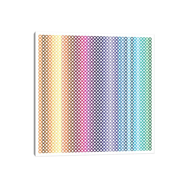 Pride Pattern ll - Wrapped Canvas Graphic Art Metro Lane Size: 93.98cm H x 93.98cm W x 1.905cm D on Productcaster.