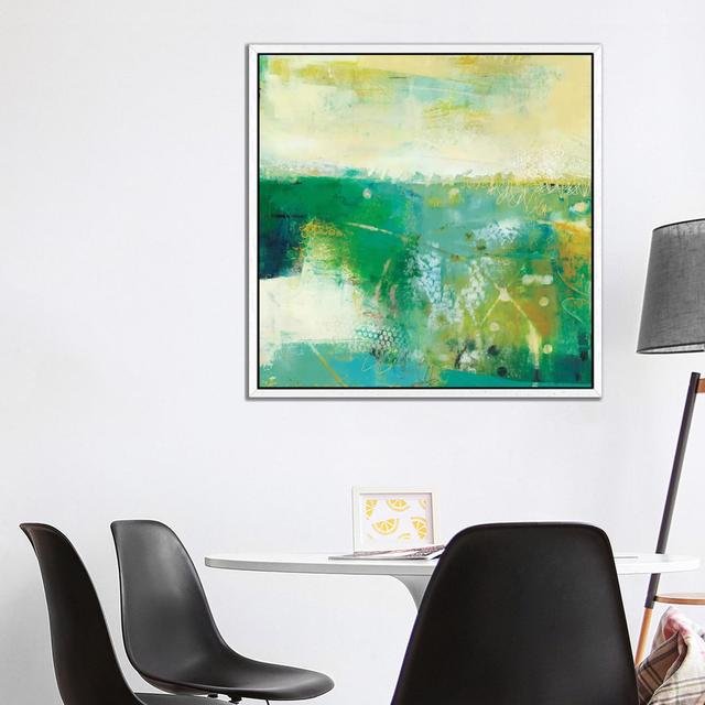 Swith by Sue Jachimiec - Gallery-Wrapped Canvas Giclée on Canvas Metro Lane Size: 93.98cm H x 93.98cm W x 3.81cm D, Format: White Framed on Productcaster.