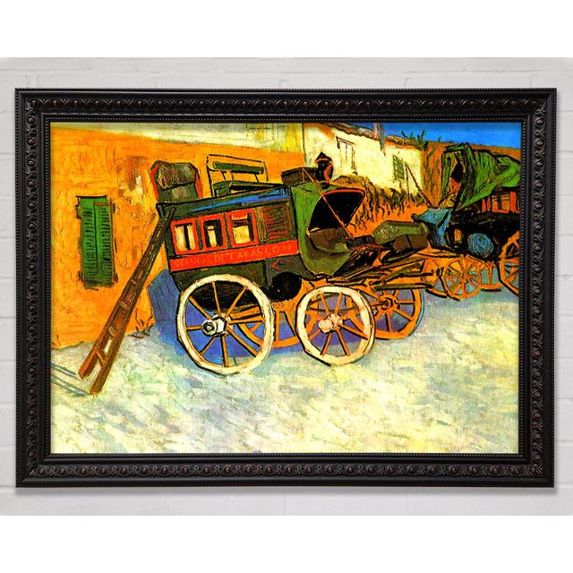 Van Gogh The Coach Of Tarascon Framed Print Bright Star Size: 59.7cm H x 84.1cm W x 3cm D on Productcaster.